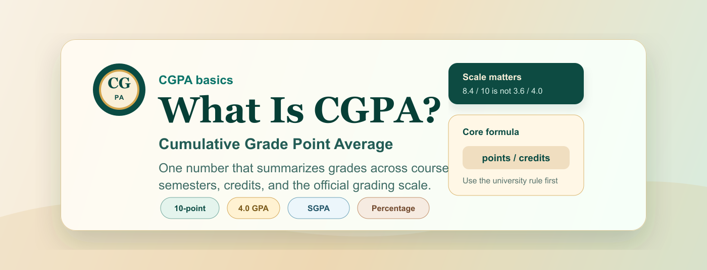 What is CGPA?